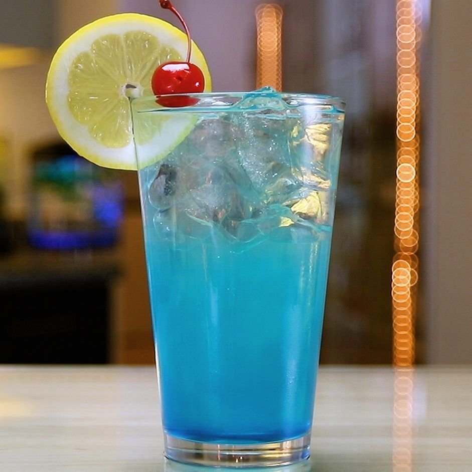 Blue Curacao Shark Drink - This Ole Mom
