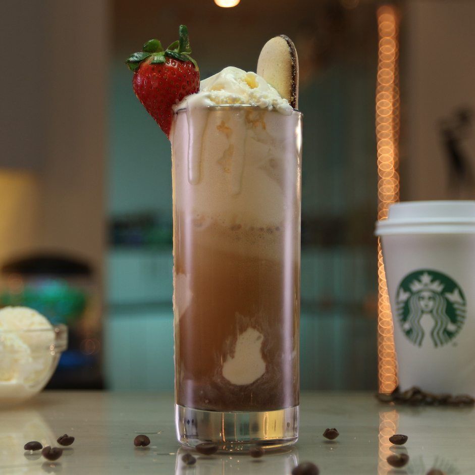 Amaretto Espresso Ice Cream Float Cocktail Recipe
