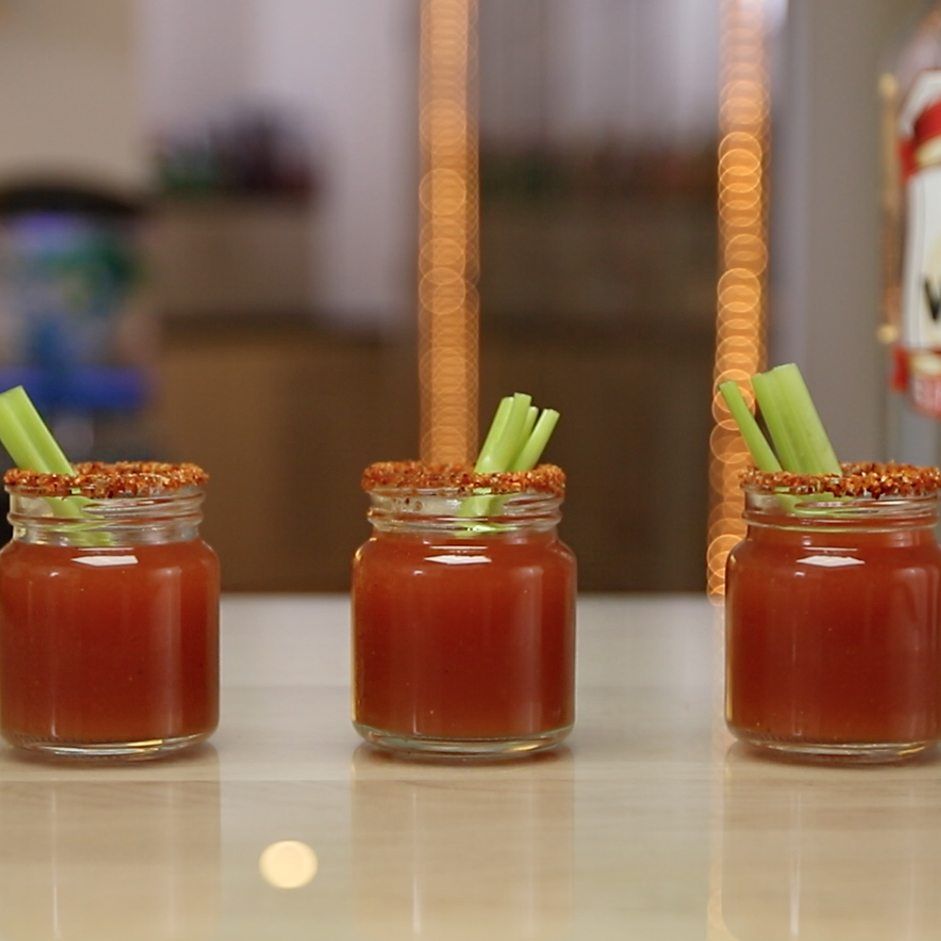 Bloody Mary Tomato Shot Glasses Cocktail Recipe