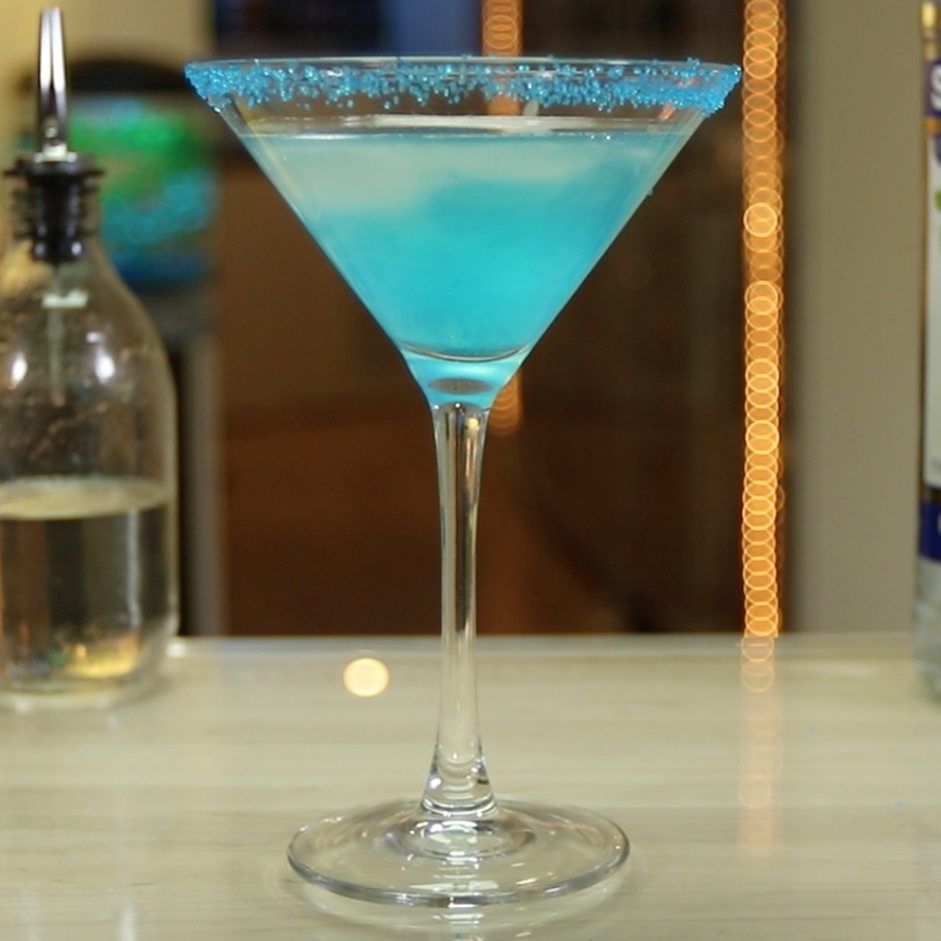 Blueberry Drop Martini Cocktail Recipe