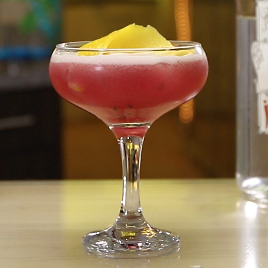 Blueberry Gin Sour Cocktail Recipe