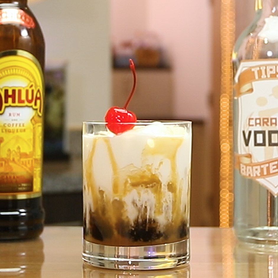 Caramel White Russian Cocktail Recipe