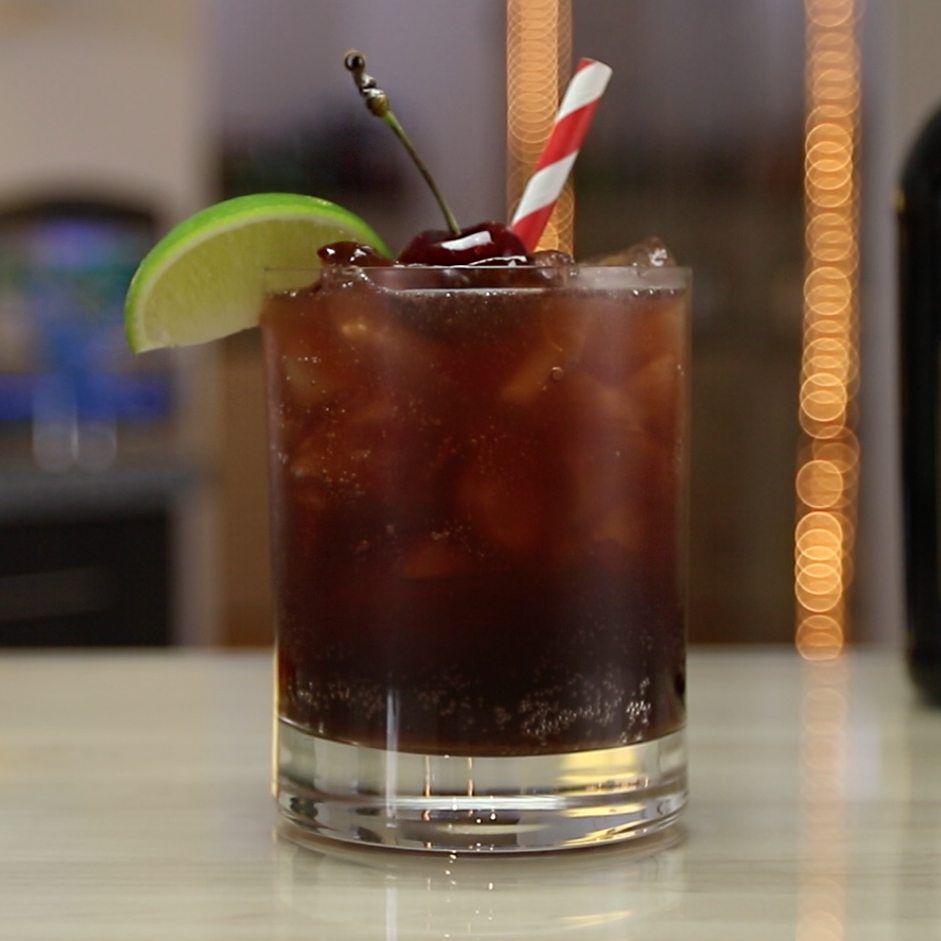 Cherry Bourbon Cola Cocktail Recipe
