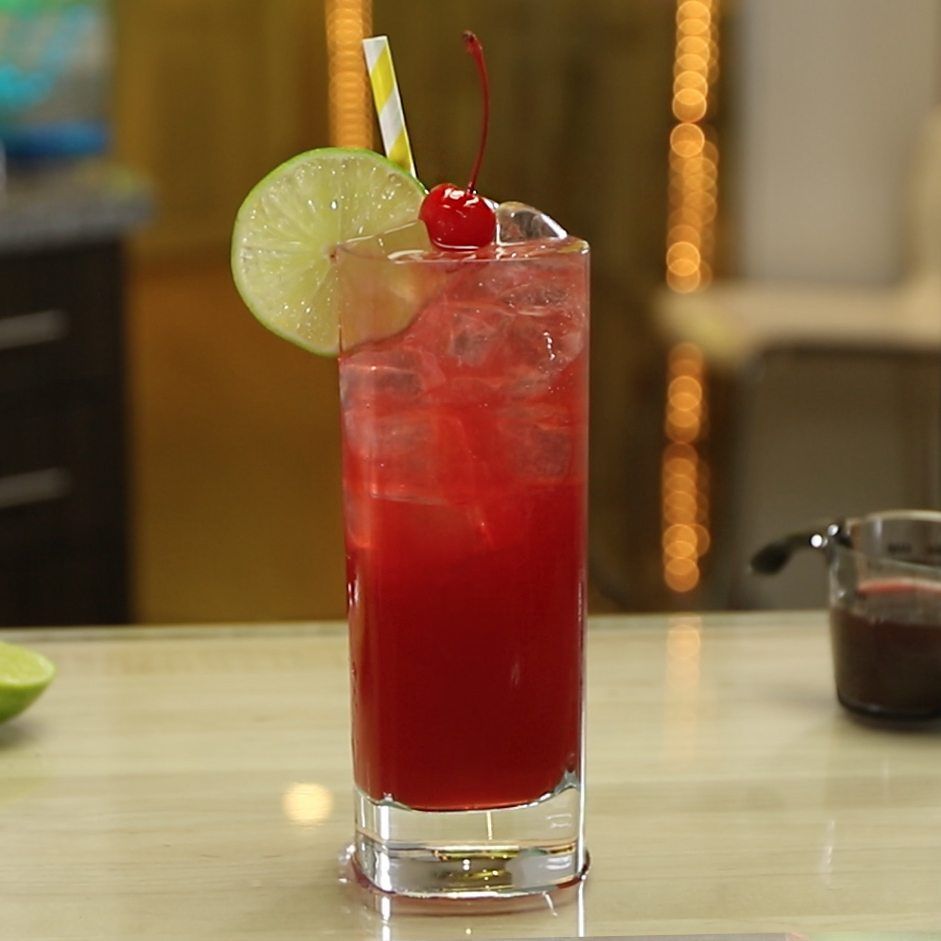 Cherry Lime Tequila Cocktail Recipe