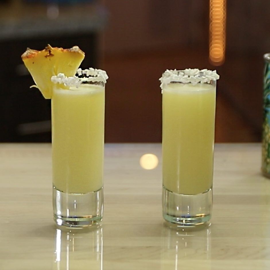 Cool Colada Shooters Cocktail Recipe