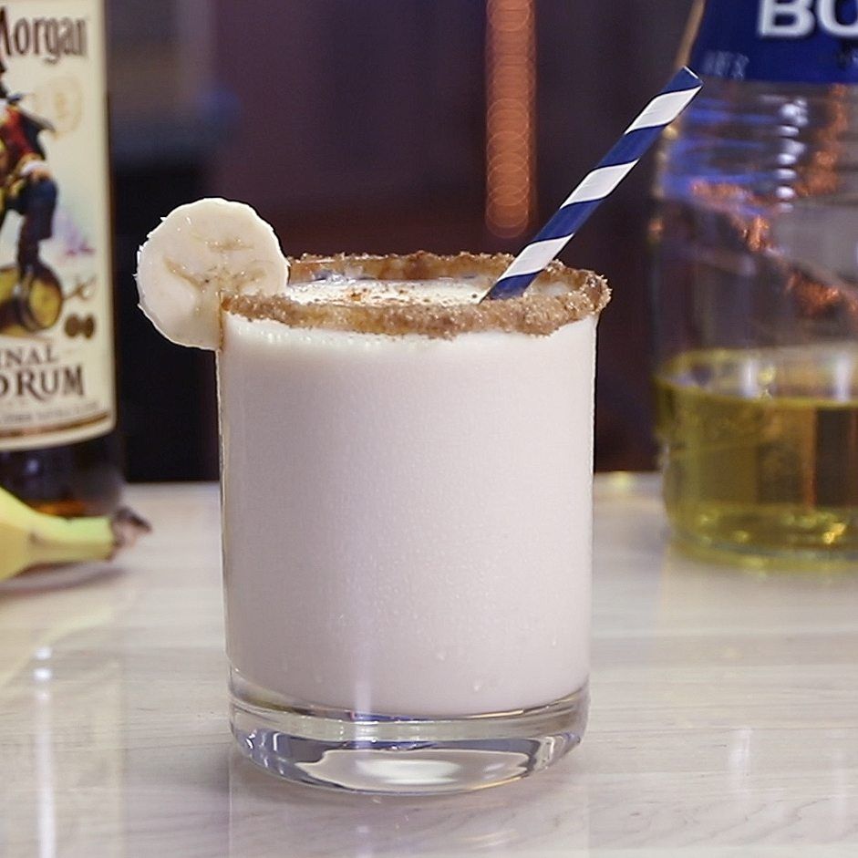 Frozen Banana Foster Cocktail Recipe