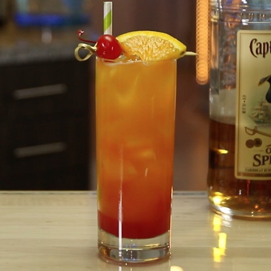 Mango Tequila Sunrise Cocktail Recipe