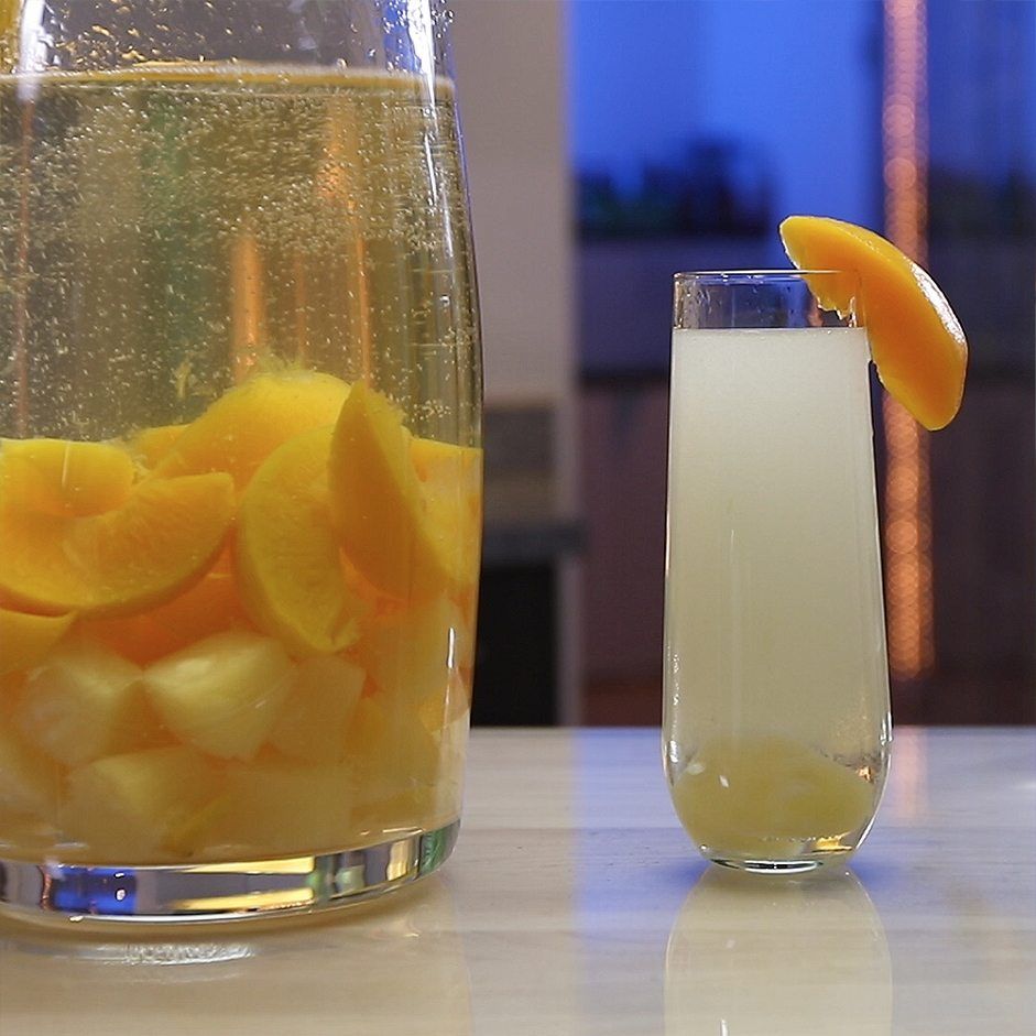 Peach Pineapple Sangria Cocktail Recipe