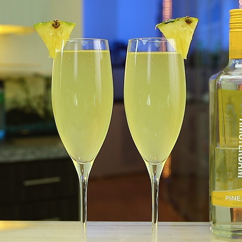 Pineapple Mimosa Cocktail Recipe
