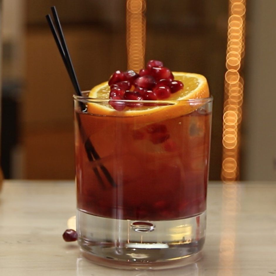 Pomegranate Old Fashioned Cocktail Recipe
