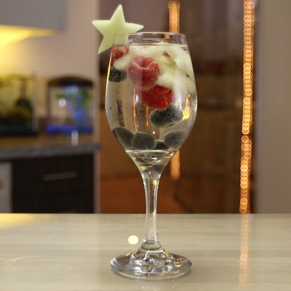 Red, White, & Blue Sangria Cocktail Recipe