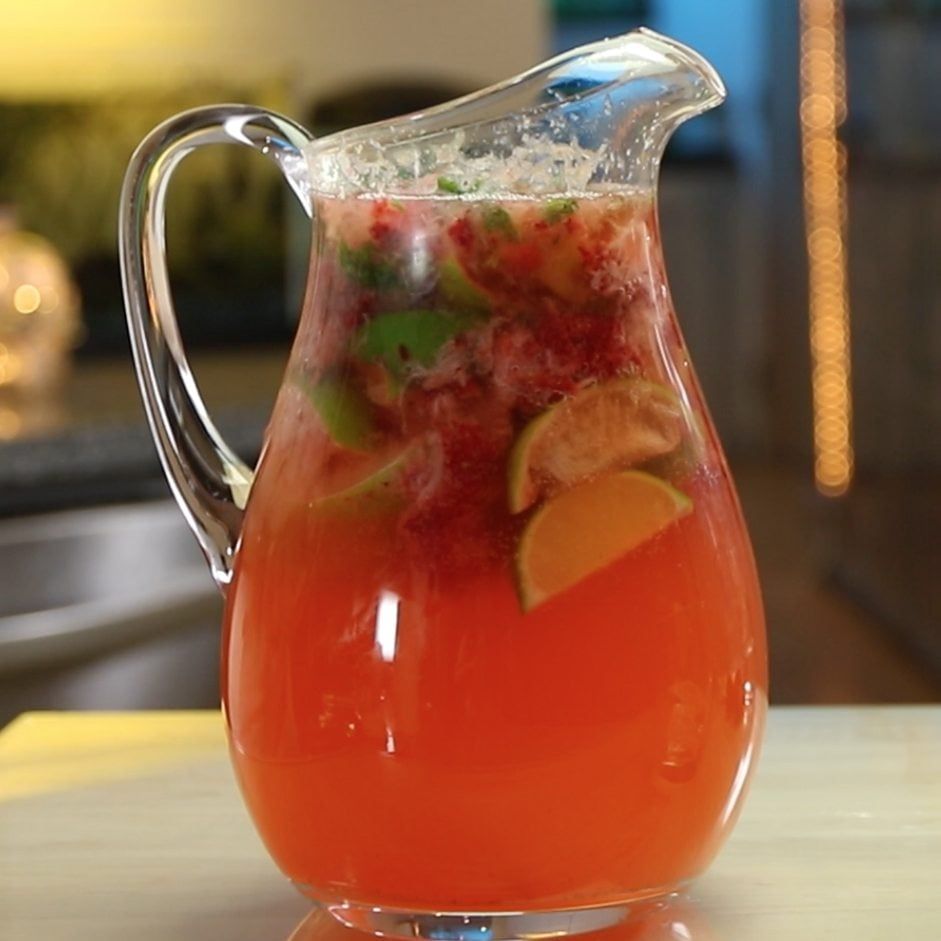 Strawberry Mojito Pitcher Cocktail Recipe