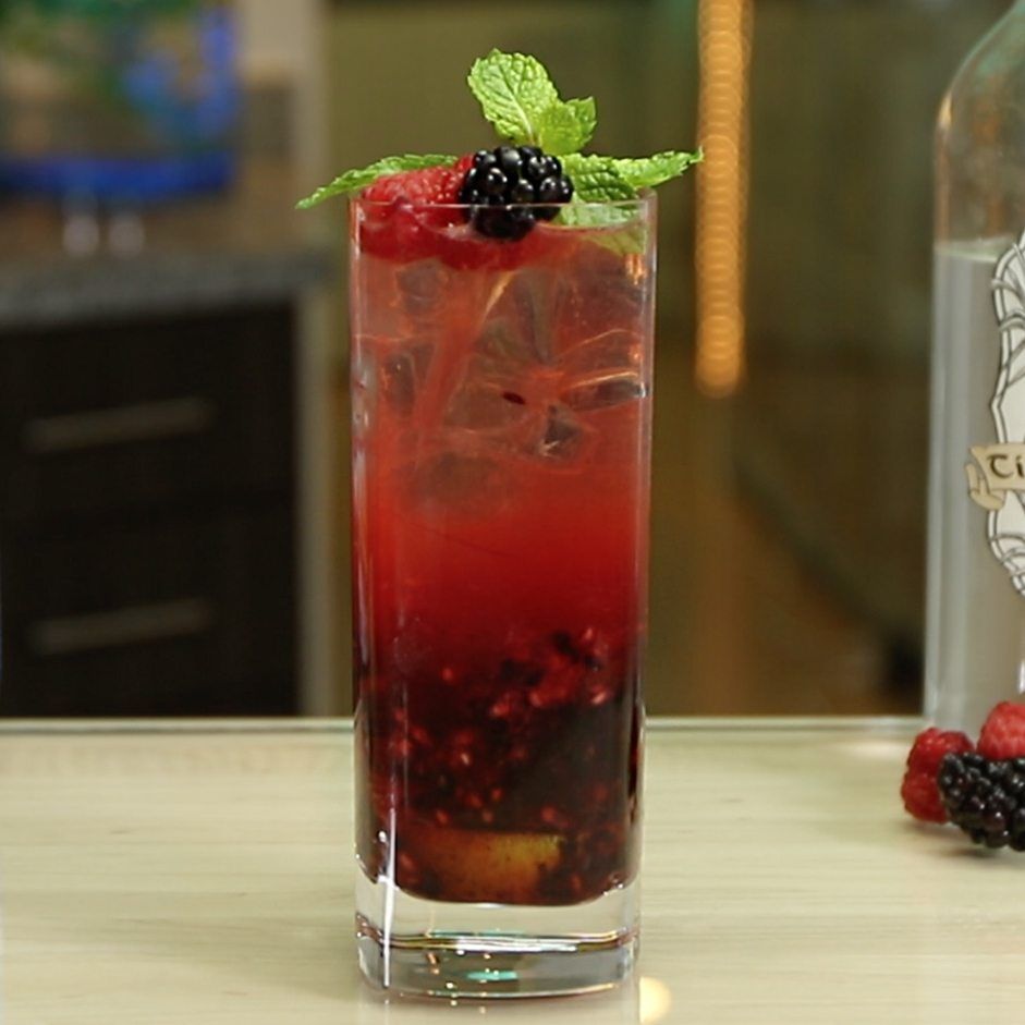 Wild Berry Mojito Cocktail Recipe