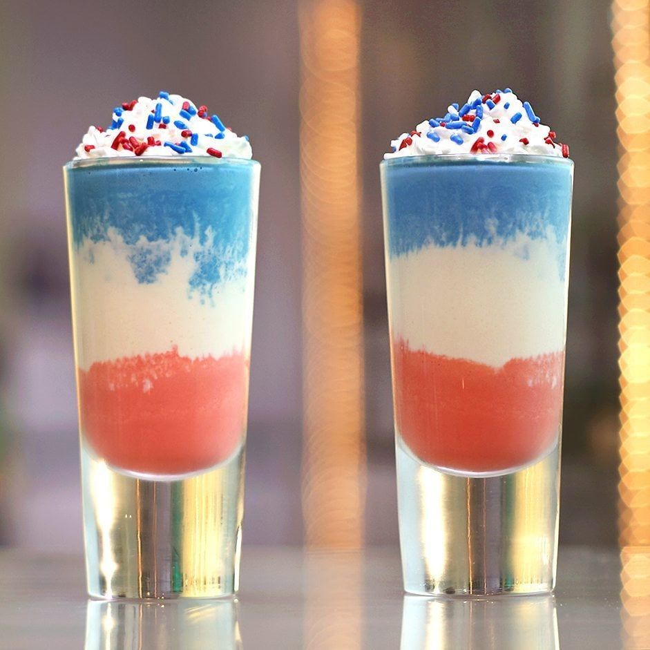 4th Of July Cake Vodka Milkshake Cocktail Recipe