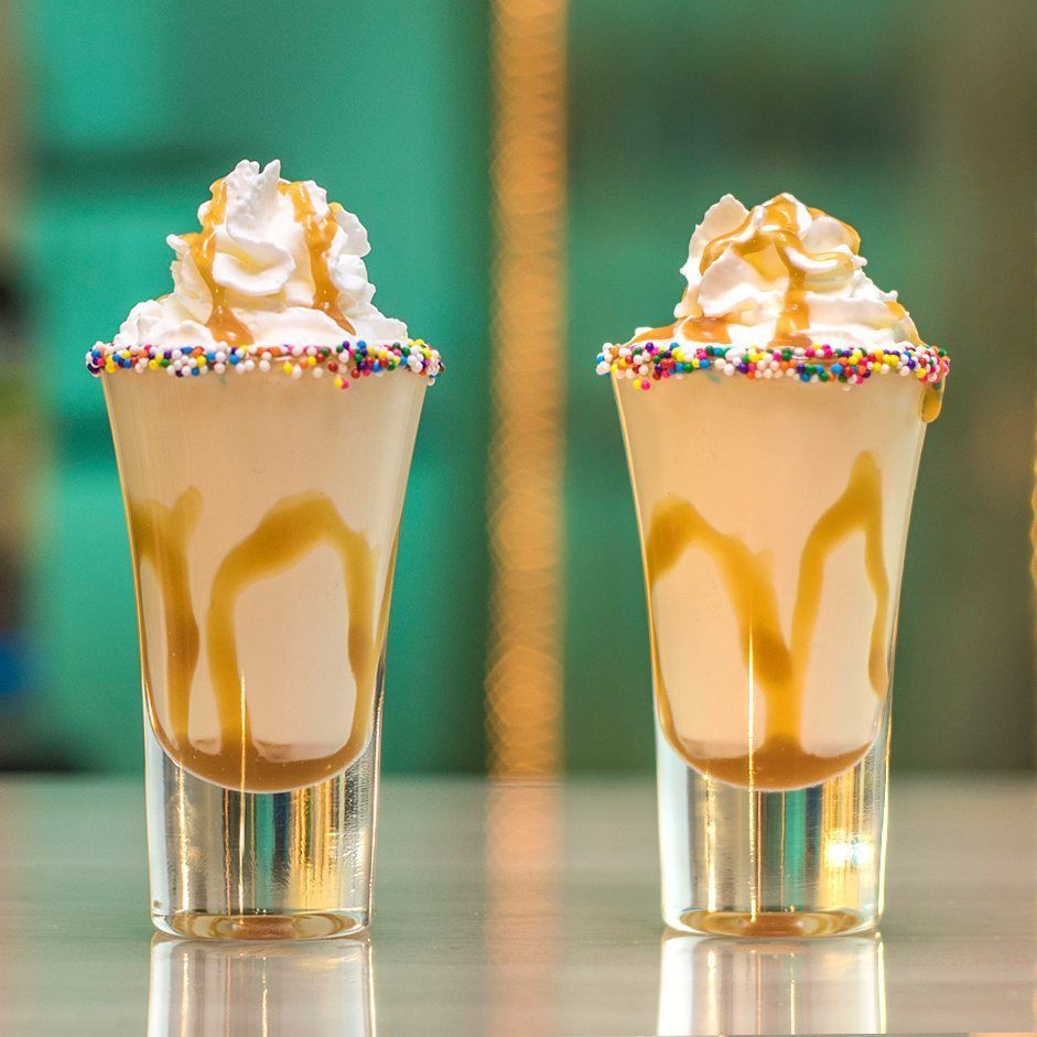 Salted Caramel Ice Cream Shooters Cocktail Recipe
