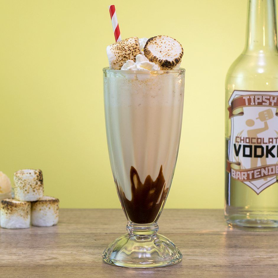 Spiked Toasted Marshmallow Milkshake Cocktail Recipe