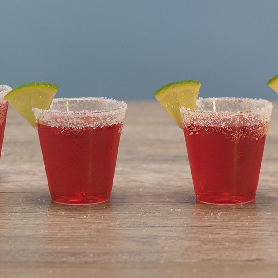 Strawberry Daiquiri Jello Shots Cocktail Recipe