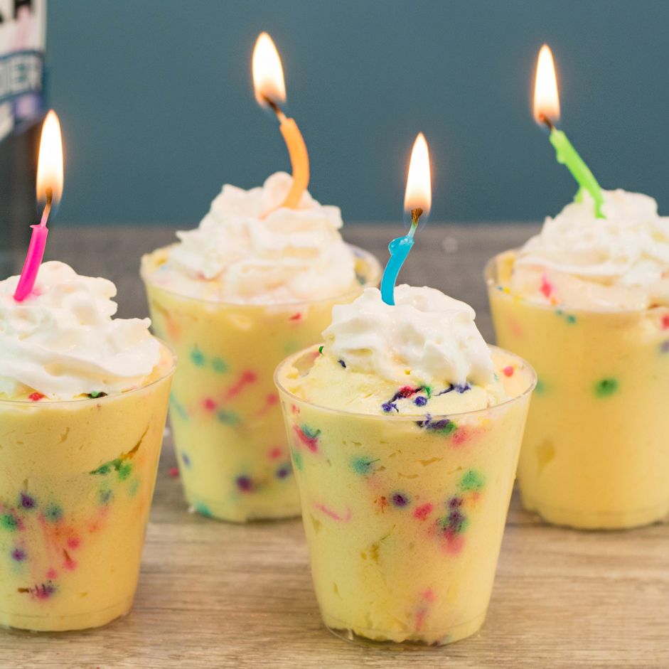 Birthday Cake Pudding Shots Cocktail Recipe