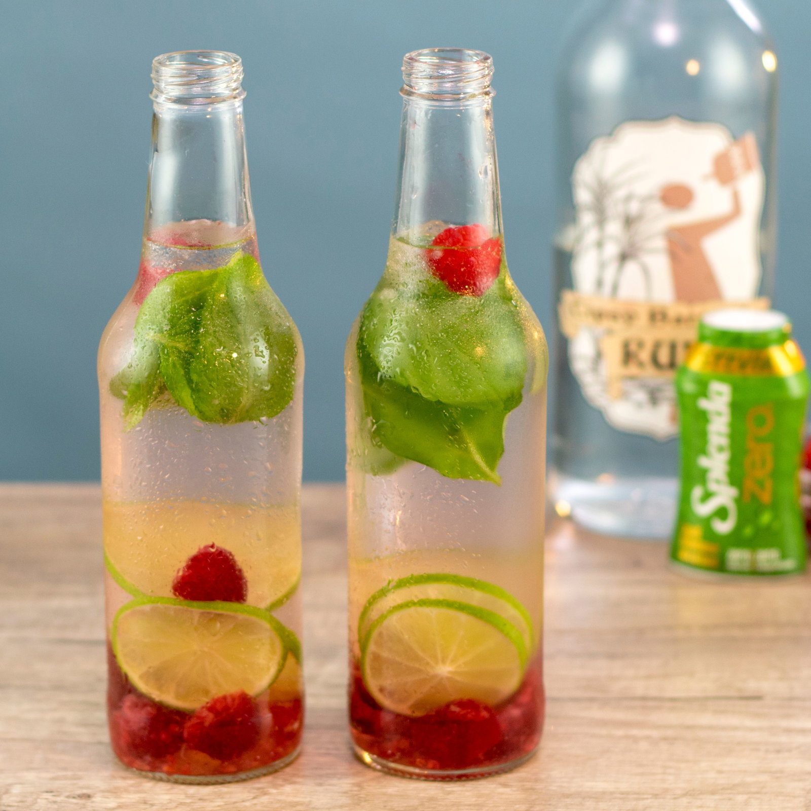 100 Calorie Raspberry Mojito Cocktail Recipe
