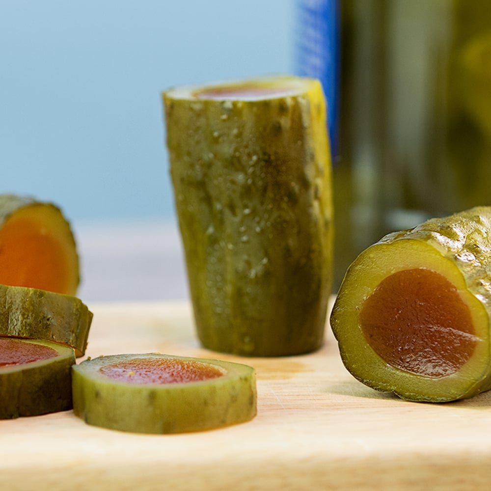 Bloody Mary Pickle Jello Shots image