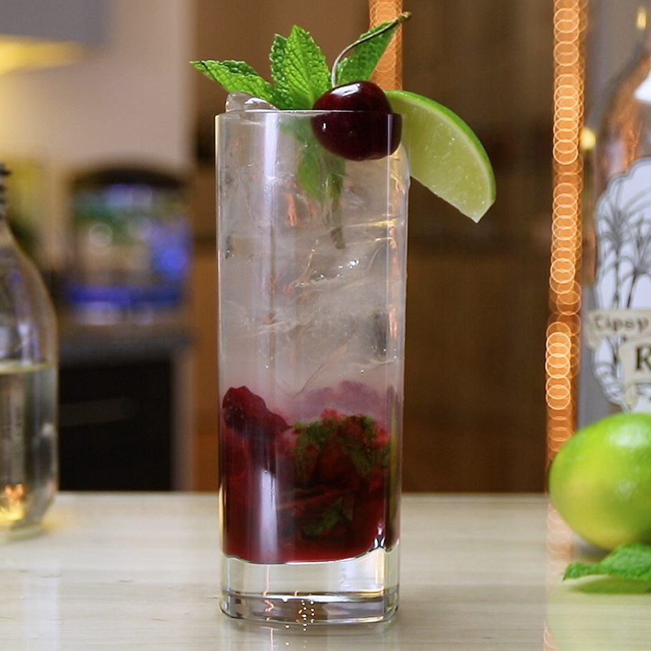 Cherry Lime Mojito image