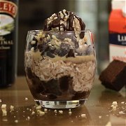 Chocolate Brownies Bailey’s Pots image