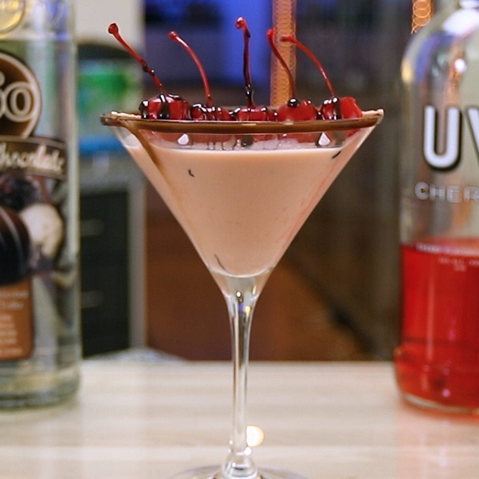 Chocolate Covered Cherry Martini image