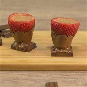 Chocolate Covered Strawberry Shot Glasses image