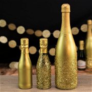DIY Glitter Champagne Bottle image