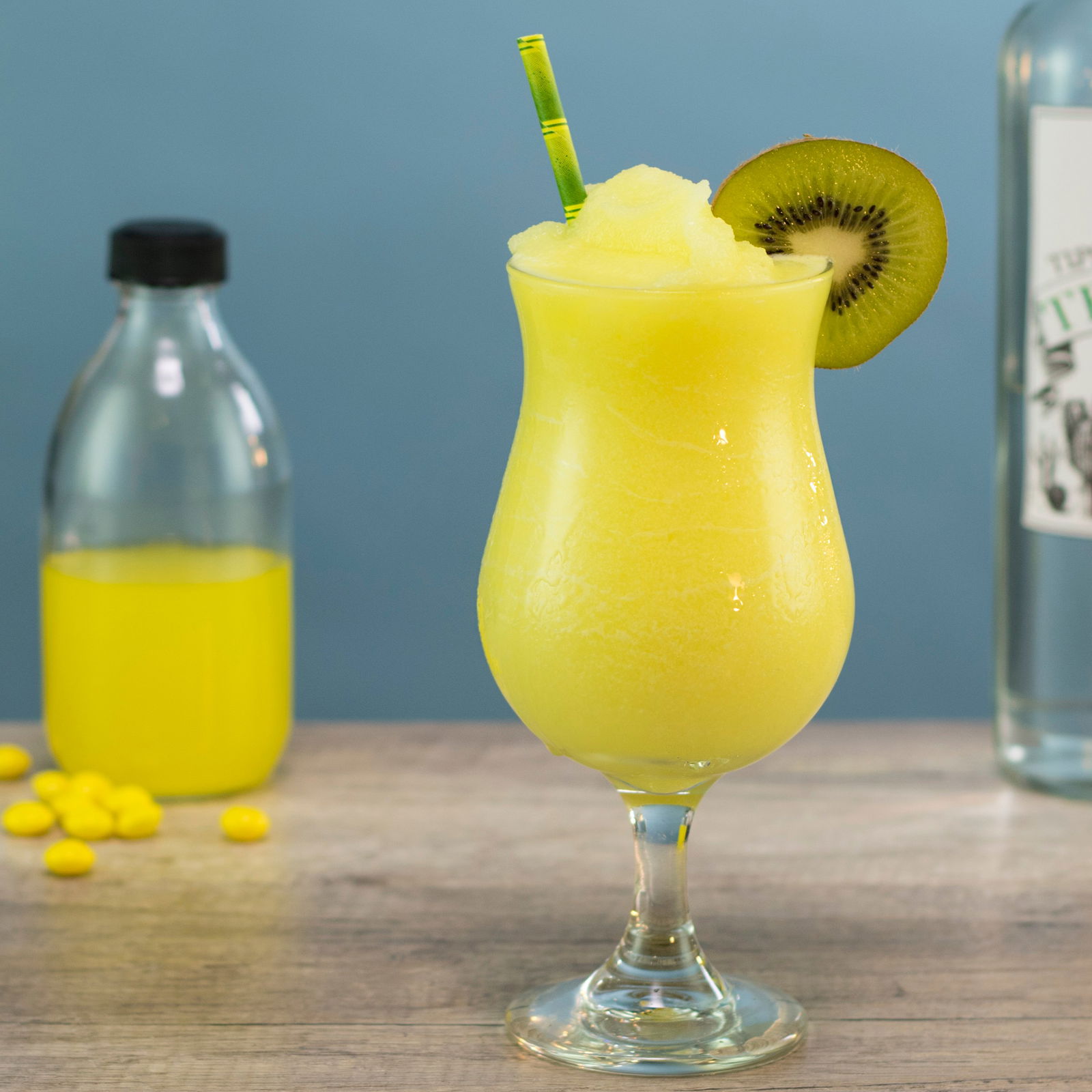 Frozen Skittle Kiwi-Banana Margarita image