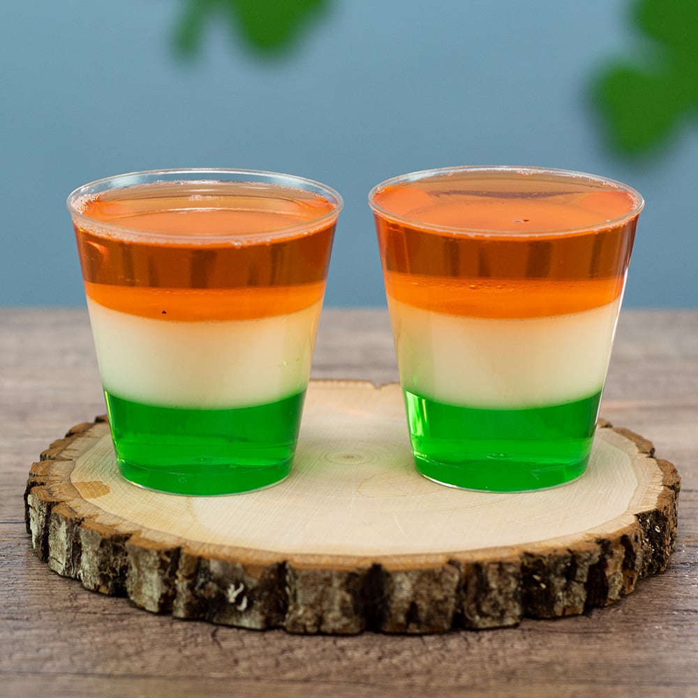 Irish Flag Jello Shots image