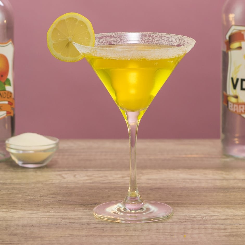 Lemon Drop Jello Shot Martini image