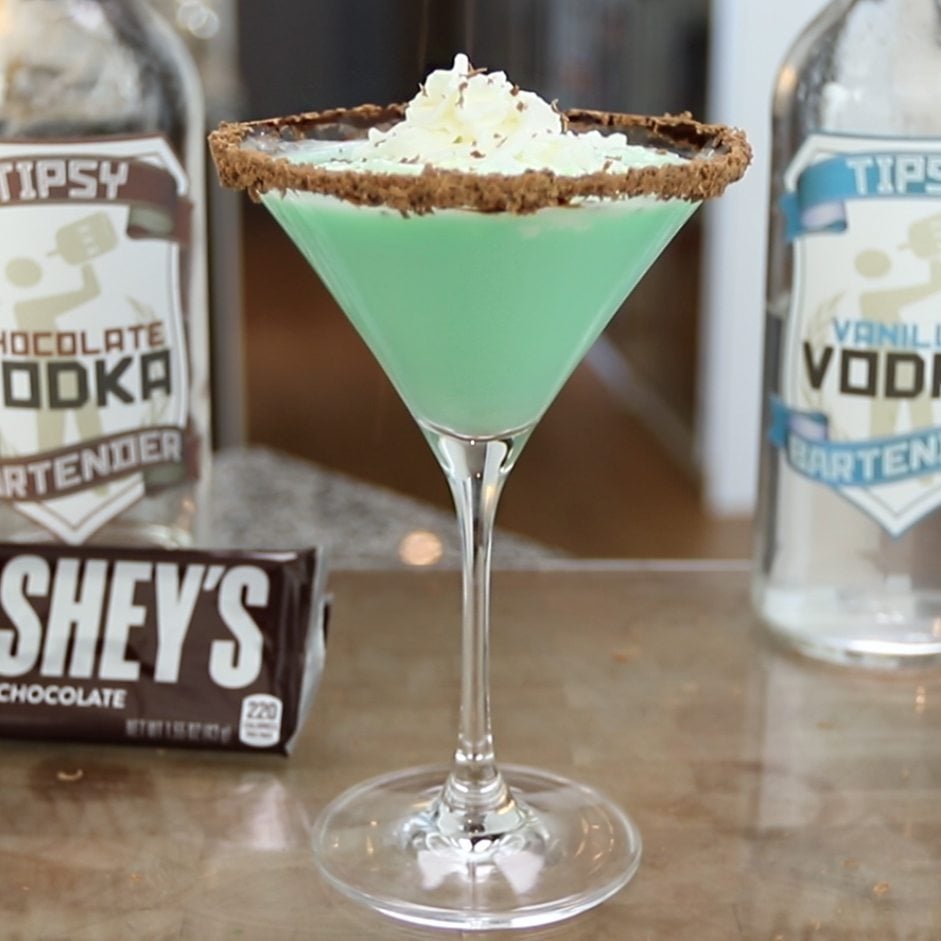 Mint Chocolate Chip Cookie Martini image