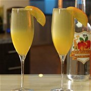 Peach And Passion Fruit Bellini image