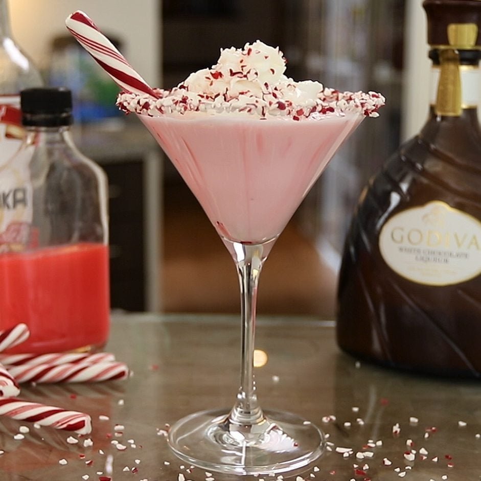 Q Candy Peppermint Bark Martini image