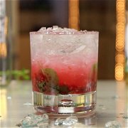 Raspberry Mint Tequila Smash image