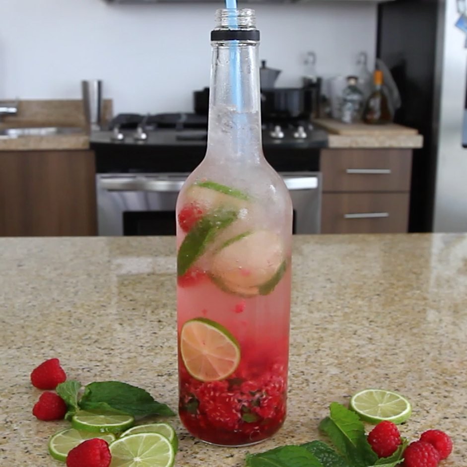 Raspberry Mojito in a Bottle image