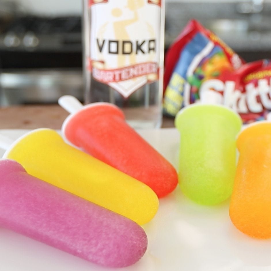 Skittles Vodka Popsicles image