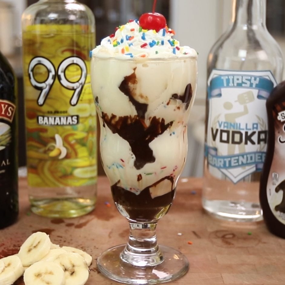 Spiked Banana Split Sundae image