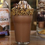 Spiked Snickers Milkshake image