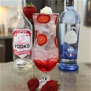 Strawberry and Cream Cocktail image