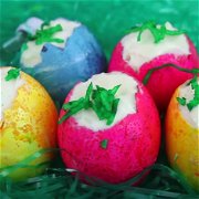 Vodka Slushies in Easter Egg Shells image