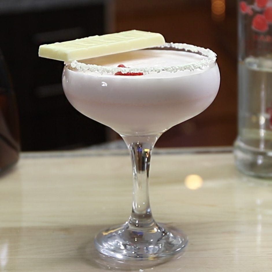 White Choc Raspberry Martini image
