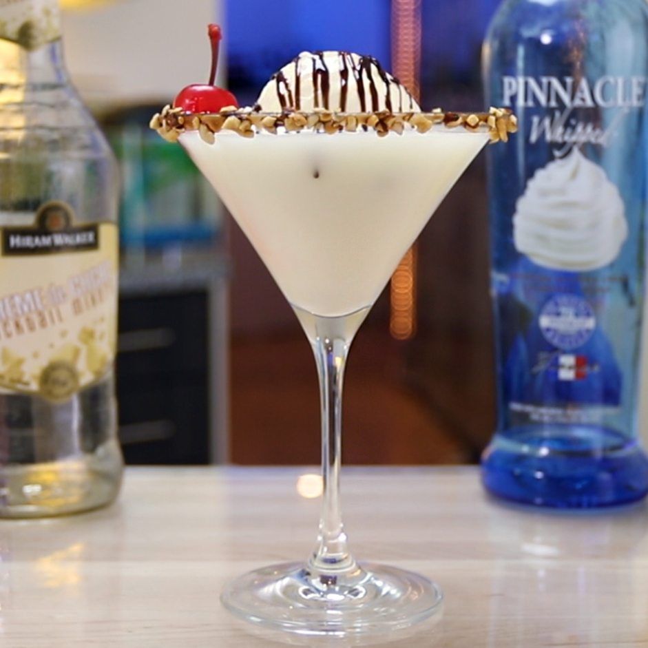 Banana Split Martini Cocktail Recipe 