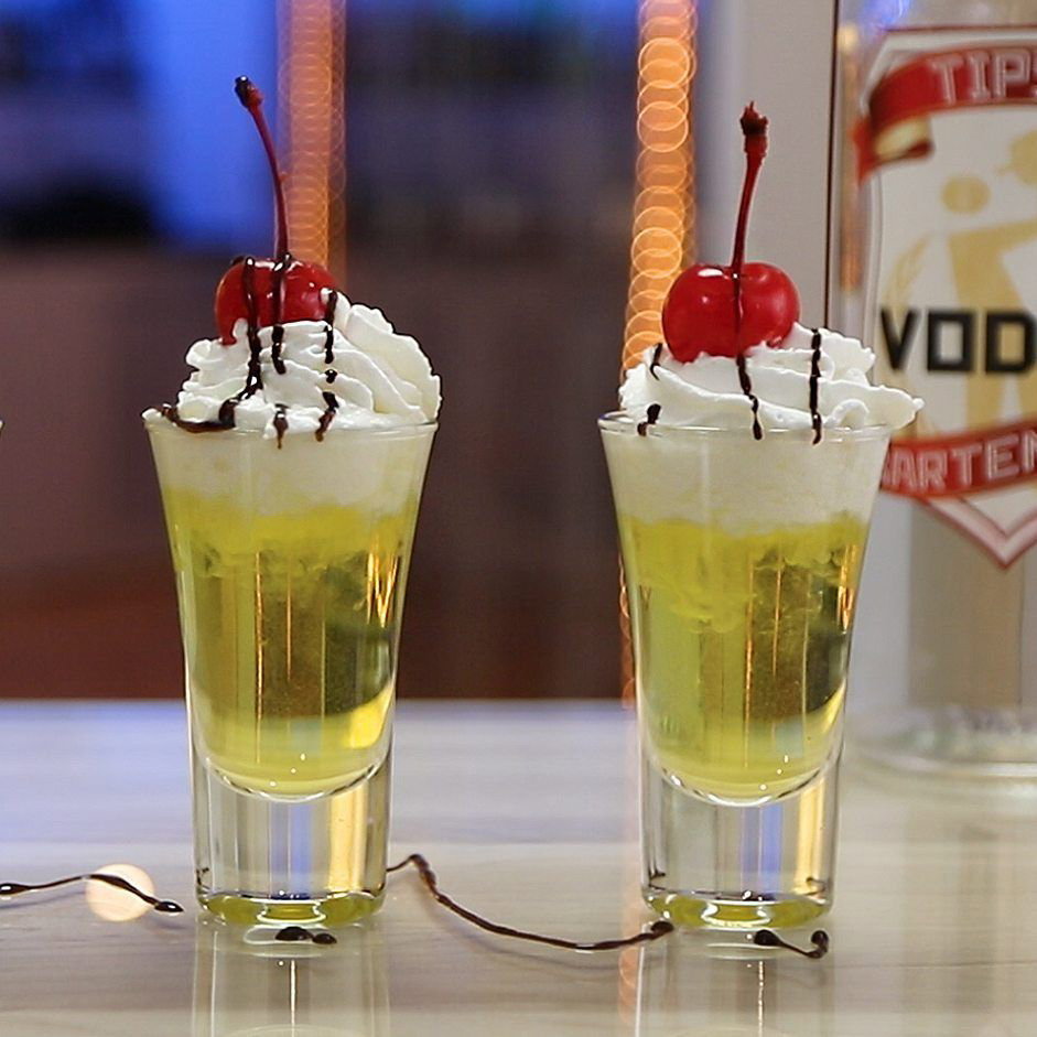 Banana Split Shots