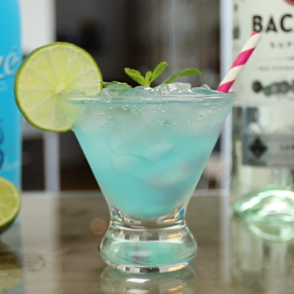 Bleu Passion Fruit Mojito Cocktail Recipe