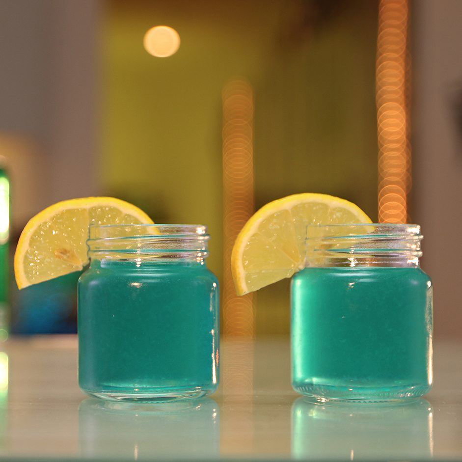 Blue Bandana Shots