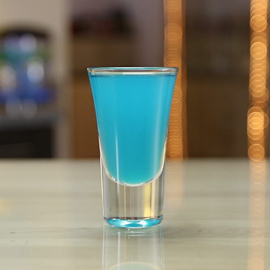 Blue Kamikaze Shot Cocktail Recipe