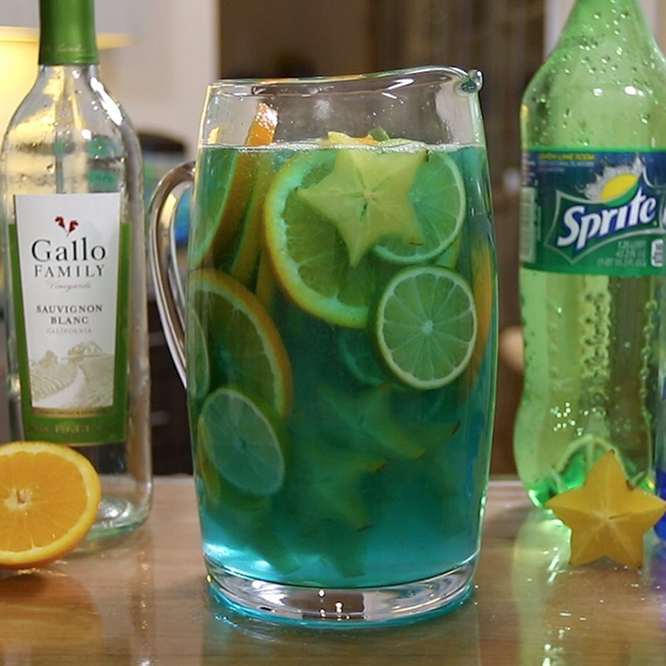 Blue Lagoon Sangria Cocktail Recipe
