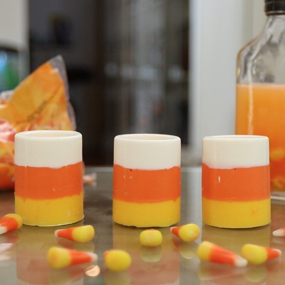 Candy Corn Shot Glasses Cocktail Recipe